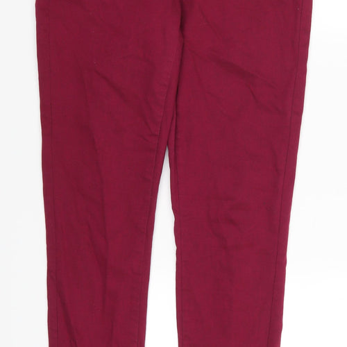 Preworn Womens Pink  Denim Skinny Jeans Size S L30 in