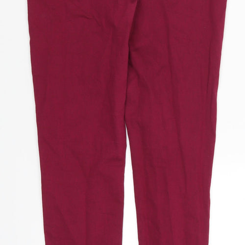 Preworn Womens Pink  Denim Skinny Jeans Size S L30 in