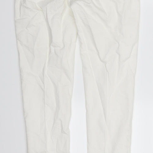Denim Co Womens White  Denim Jegging Leggings Size 8 L29 in