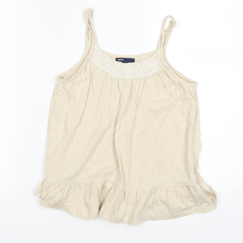 Gap  Girls Beige   Basic Tank Size L