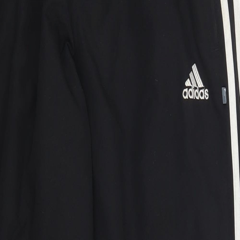 adidas Mens Black   Track Pants Trousers Size S L30 in