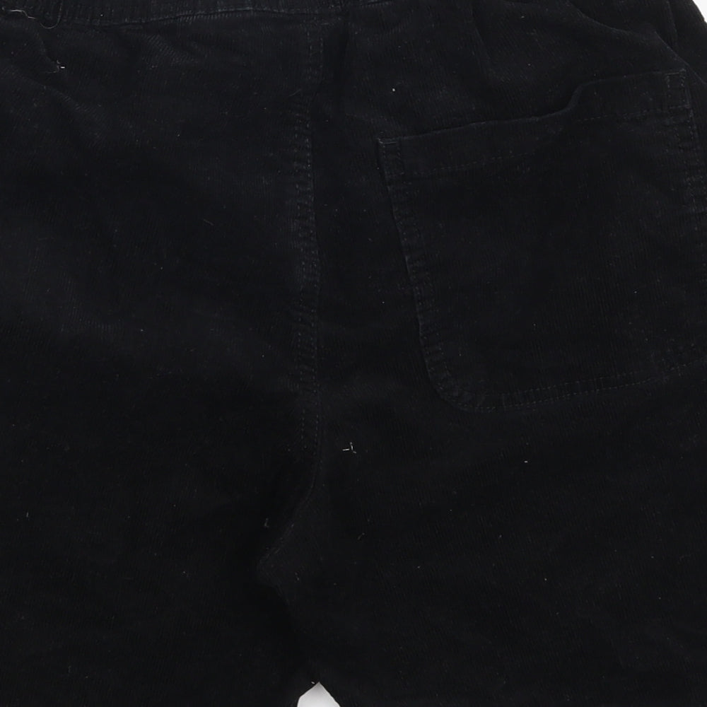H&M Womens Black  Corduroy Bermuda Shorts Size XS