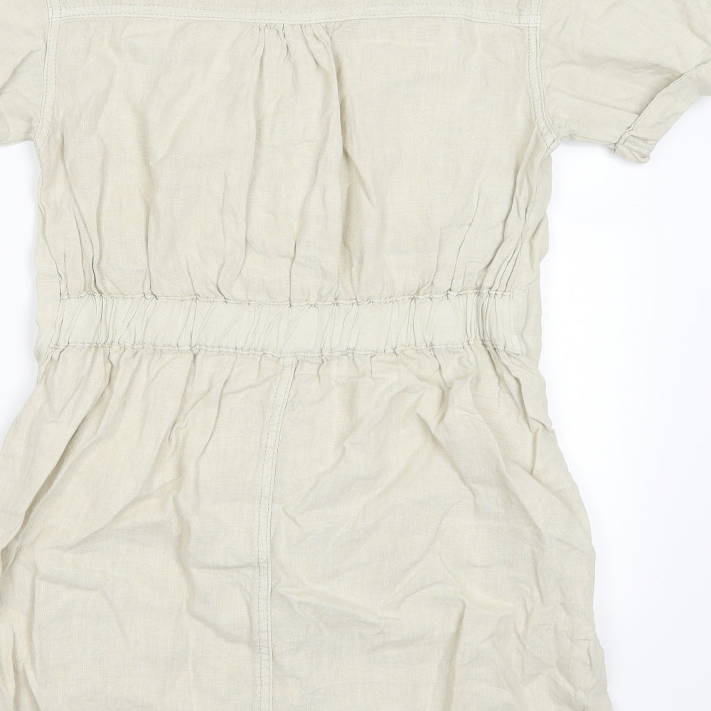 BDG Womens Beige   Shirt Dress  Size S
