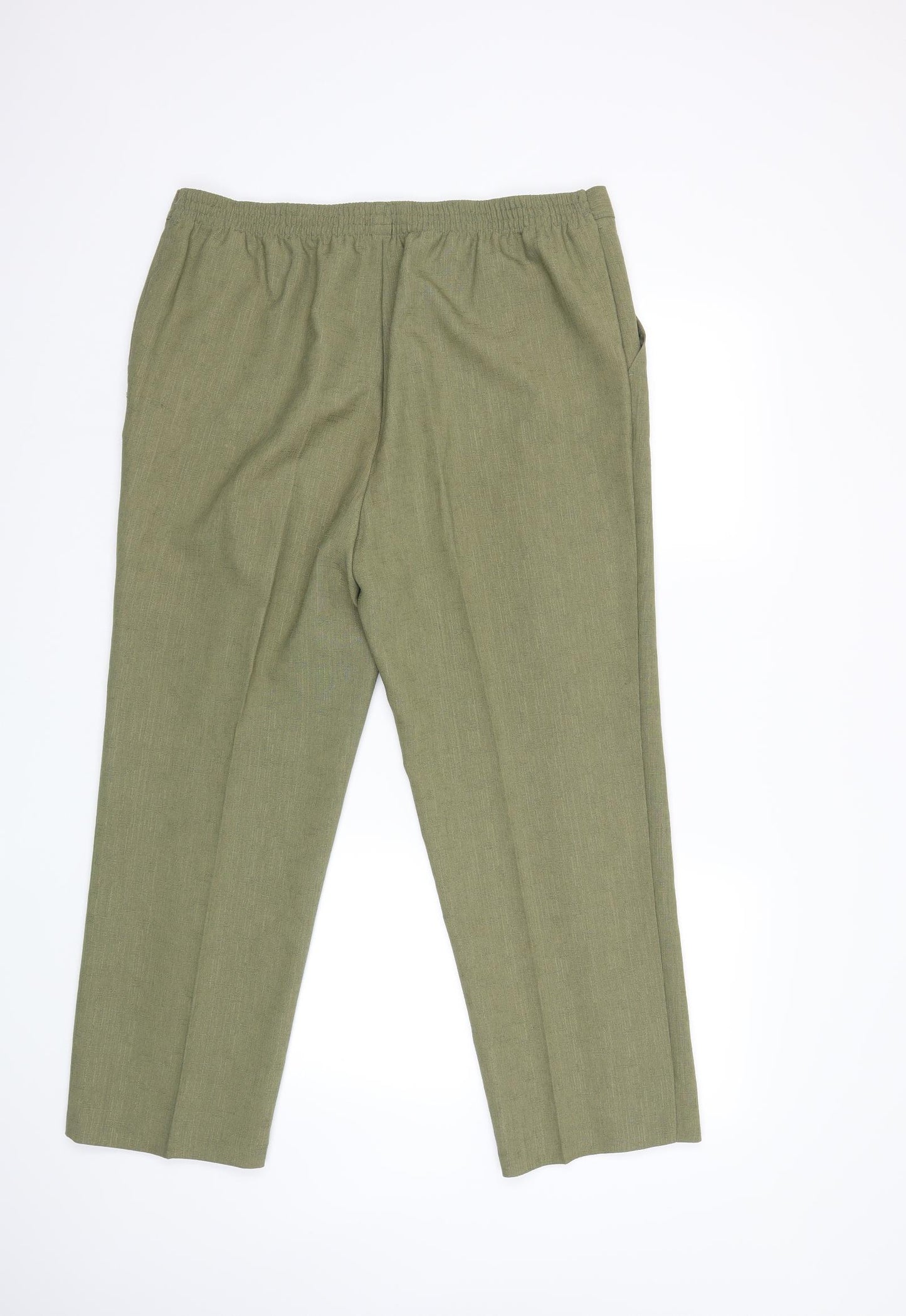 Marks and Spencer Womens Green   Trousers  Size 16 L26 in