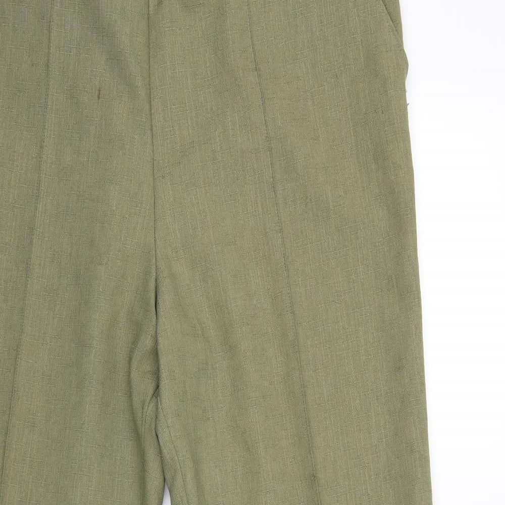 Marks and Spencer Womens Green   Trousers  Size 16 L26 in