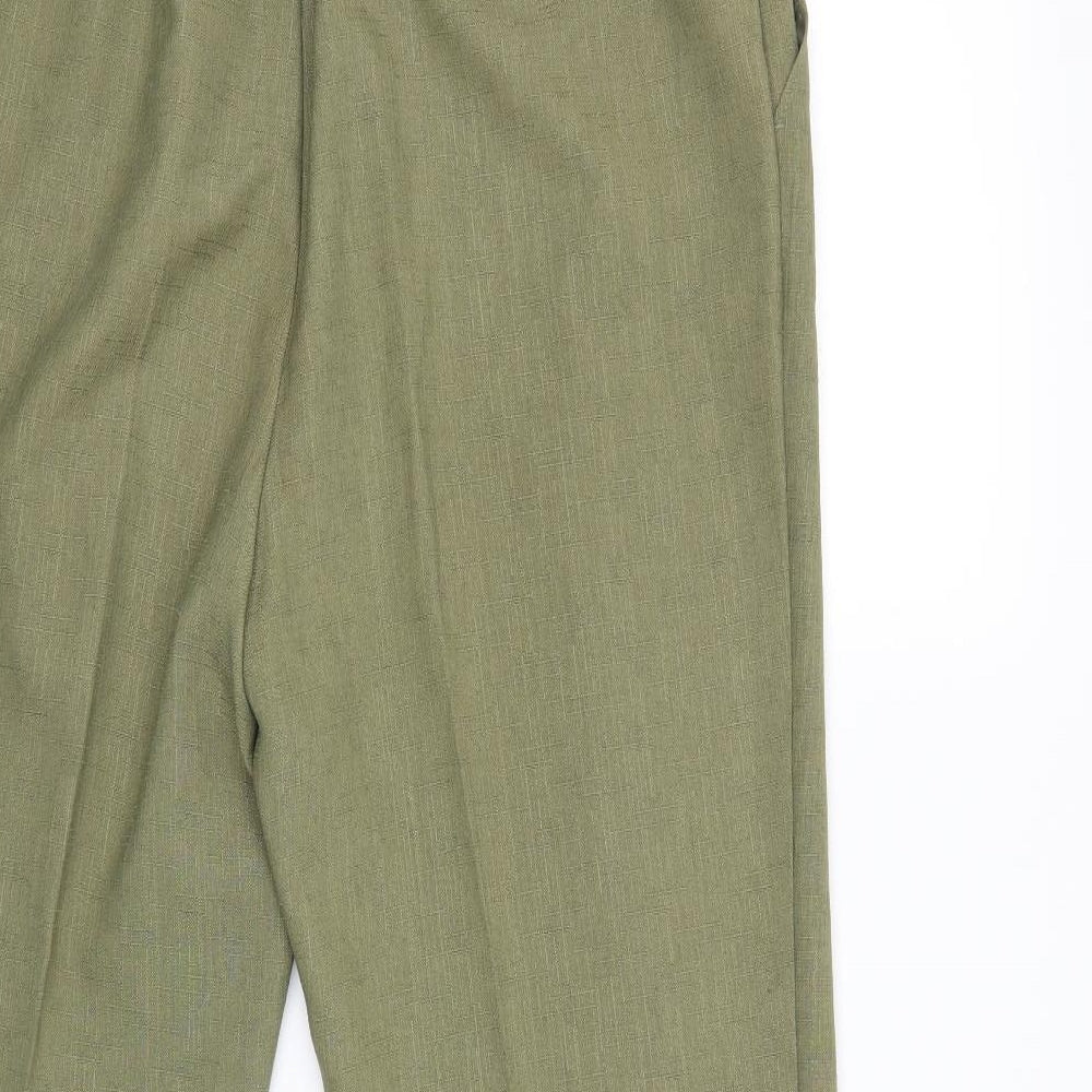 Marks and Spencer Womens Green   Trousers  Size 16 L26 in