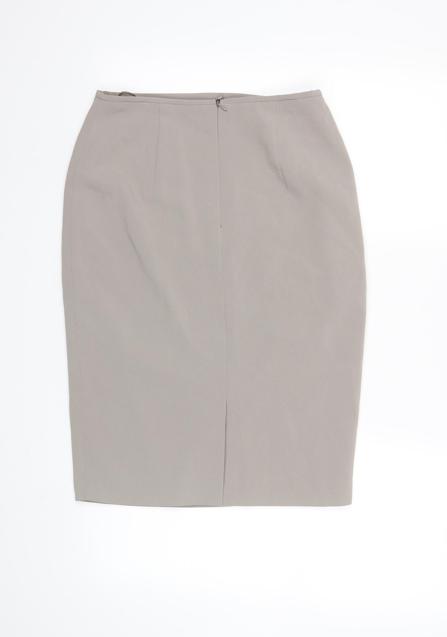 Preworn Womens Beige   Straight & Pencil Skirt Size 28 in