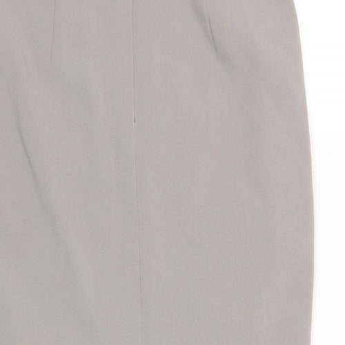 Preworn Womens Beige   Straight & Pencil Skirt Size 28 in