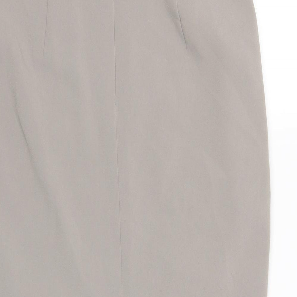 Preworn Womens Beige   Straight & Pencil Skirt Size 28 in