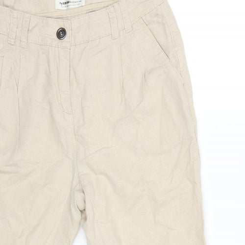 Bershka Womens Beige   Trousers  Size 10 L20 in