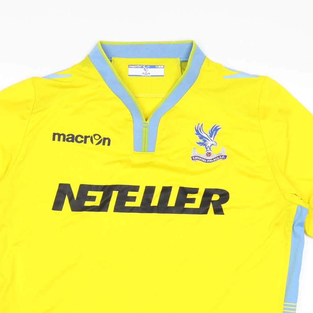 Crystal Palace FC Mens Yellow   Basic T-Shirt Size XL