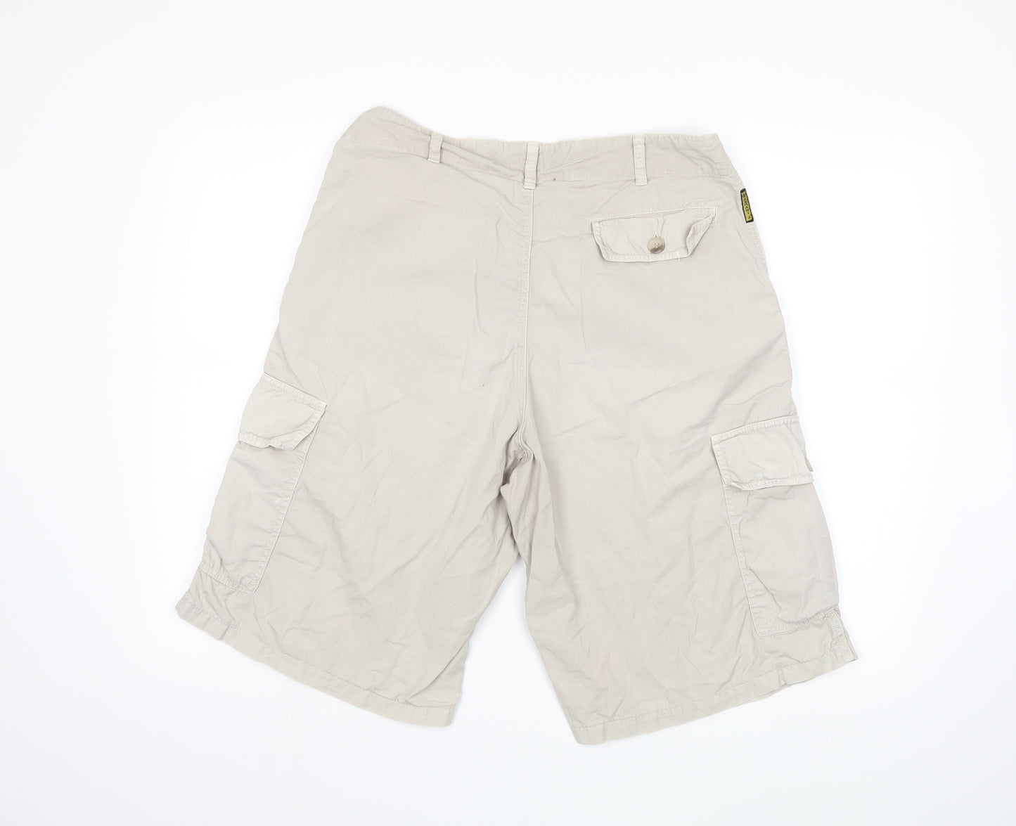 Armani Jeans Mens Beige   Cargo Shorts Size 32 in