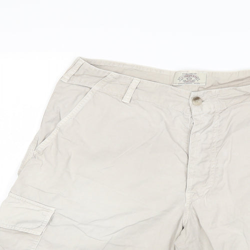 Armani Jeans Mens Beige   Cargo Shorts Size 32 in