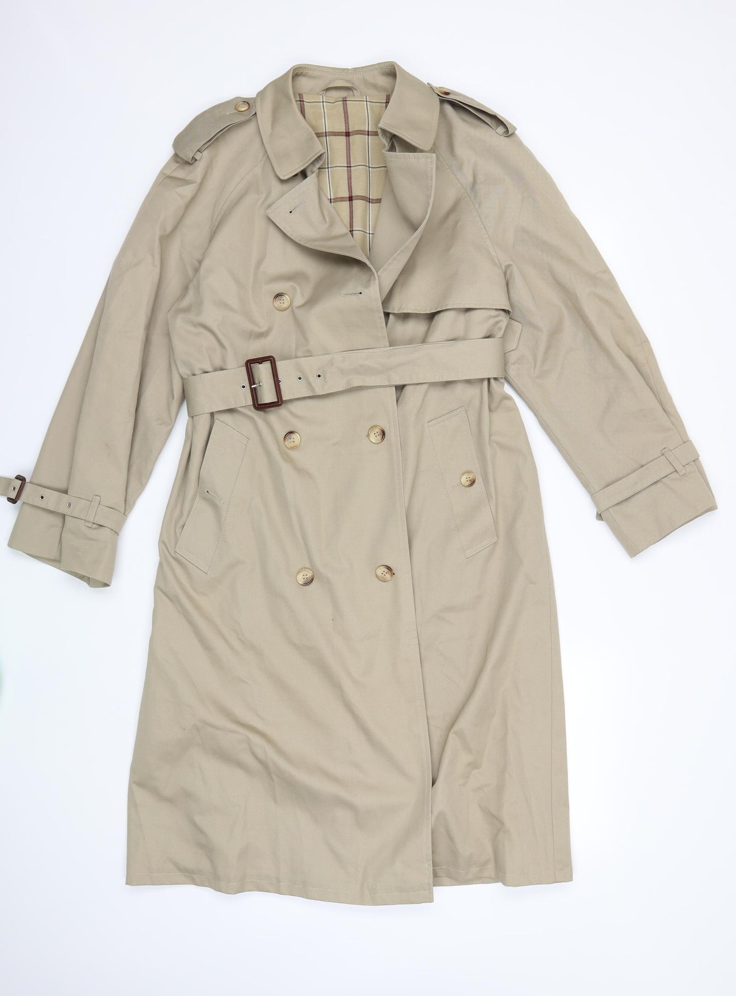 Marks and Spencer Womens Beige   Trench Coat Coat Size 14