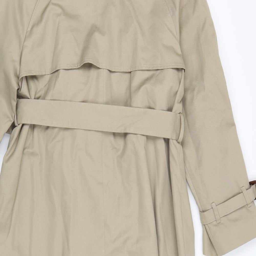 Marks and Spencer Womens Beige   Trench Coat Coat Size 14
