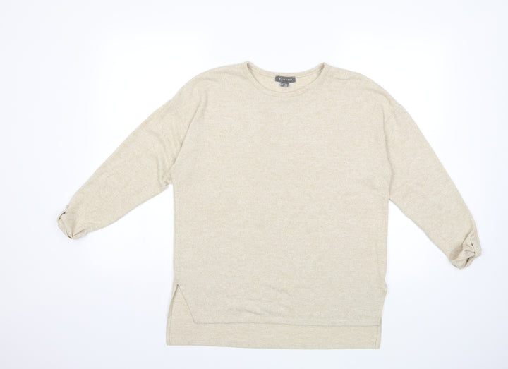 Atmosphere Womens Beige Pullover Jumper Size 6