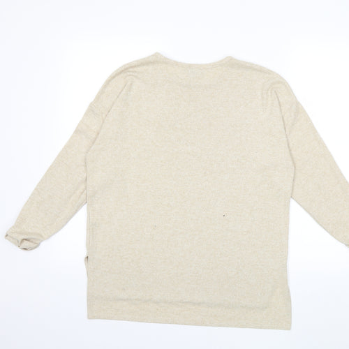 Atmosphere Womens Beige   Pullover Jumper Size 6