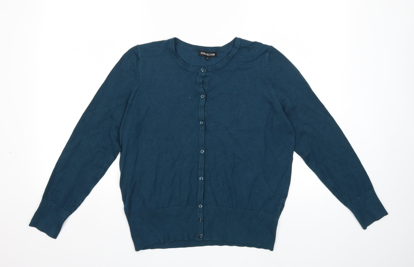 Debenhams Womens Blue  Knit Cardigan Jumper Size 16