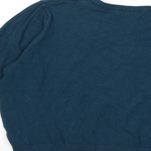 Debenhams Womens Blue  Knit Cardigan Jumper Size 16