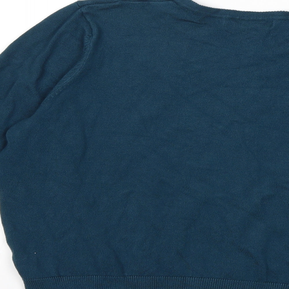 Debenhams Womens Blue  Knit Cardigan Jumper Size 16