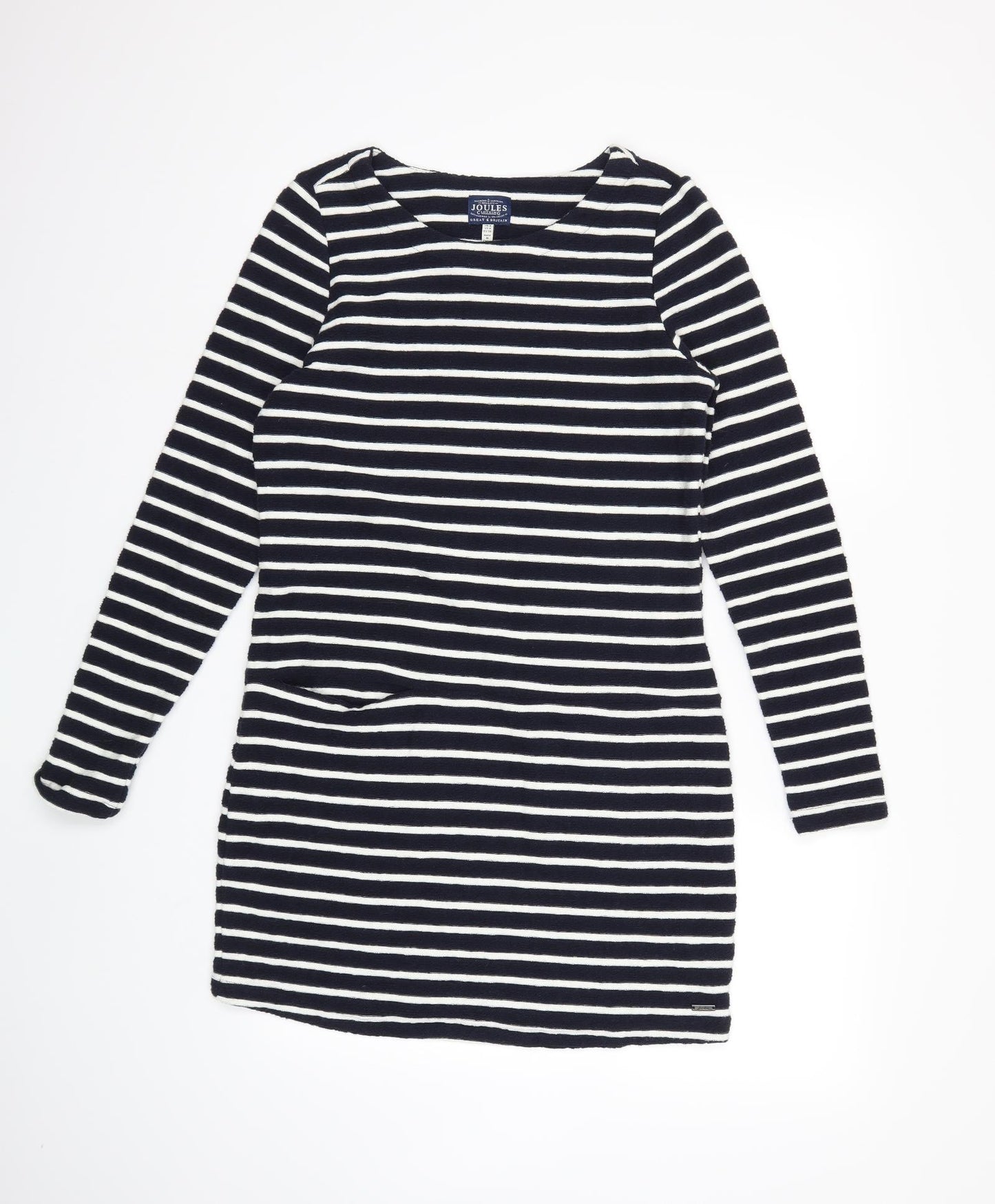 Joules Womens Blue Striped  Jumper Dress  Size 8