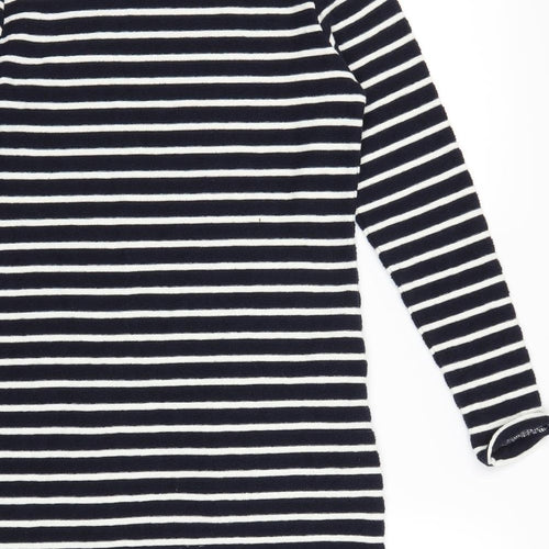 Joules Womens Blue Striped  Jumper Dress  Size 8