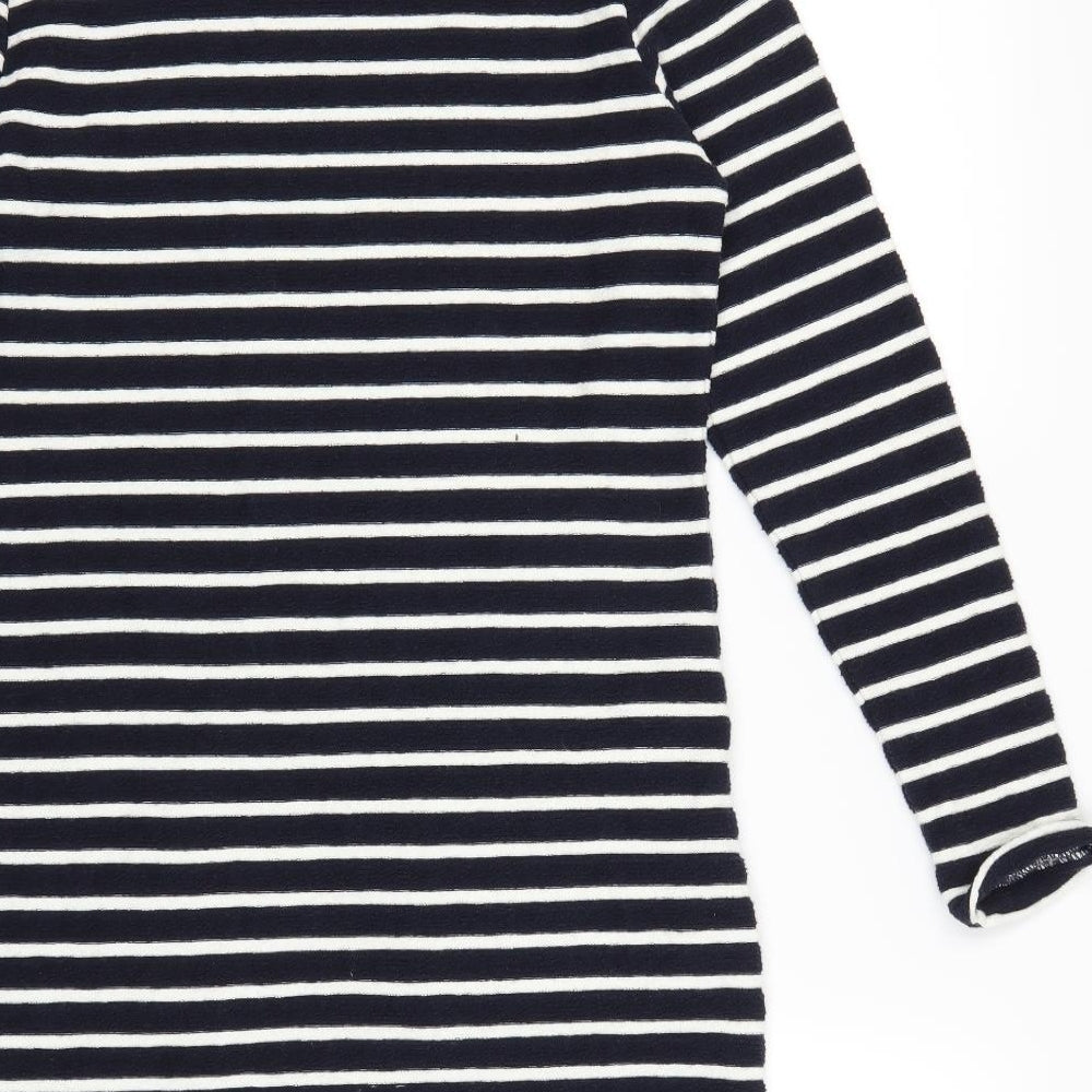 Joules Womens Blue Striped  Jumper Dress  Size 8