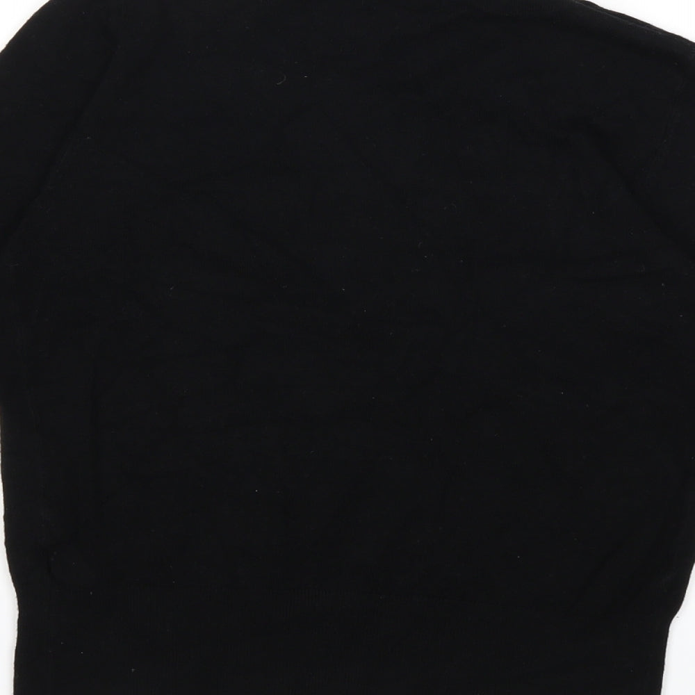 Garfield & Marks Womens Black  Knit Cardigan Jumper Size 10