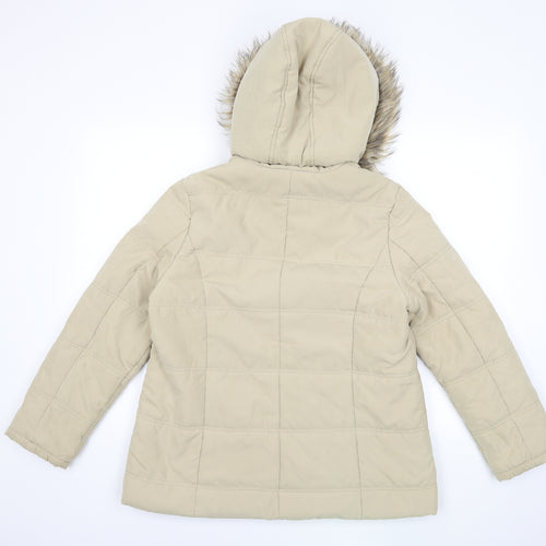 BHS Womens Beige   Overcoat Coat Size 16