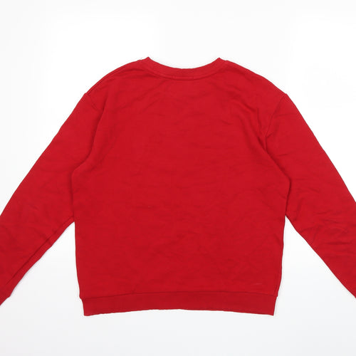 Stradivarius Womens Red   Pullover Sweatshirt Size S