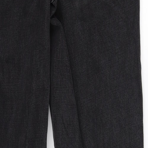 Topshop Womens Black  Denim Skinny Jeans Size 25 in L32 in