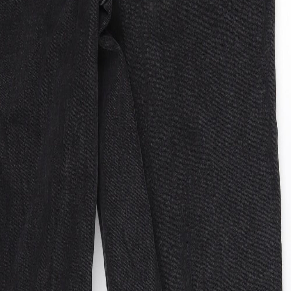 Topshop Womens Black  Denim Skinny Jeans Size 25 in L32 in