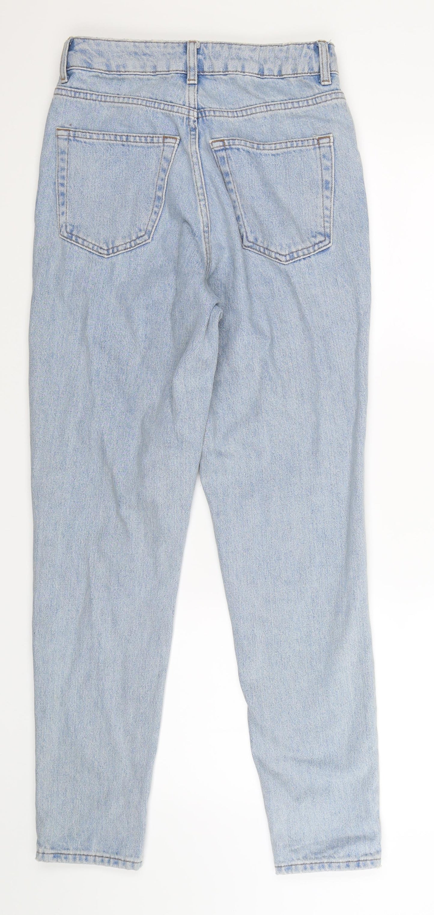 Topshop Womens Blue  Denim Mom Jeans Size 26 in L32 in
