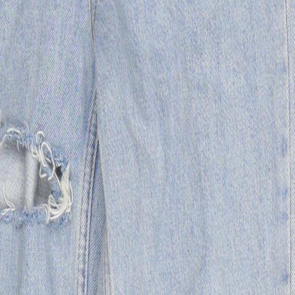 Topshop Womens Blue  Denim Mom Jeans Size 26 in L32 in