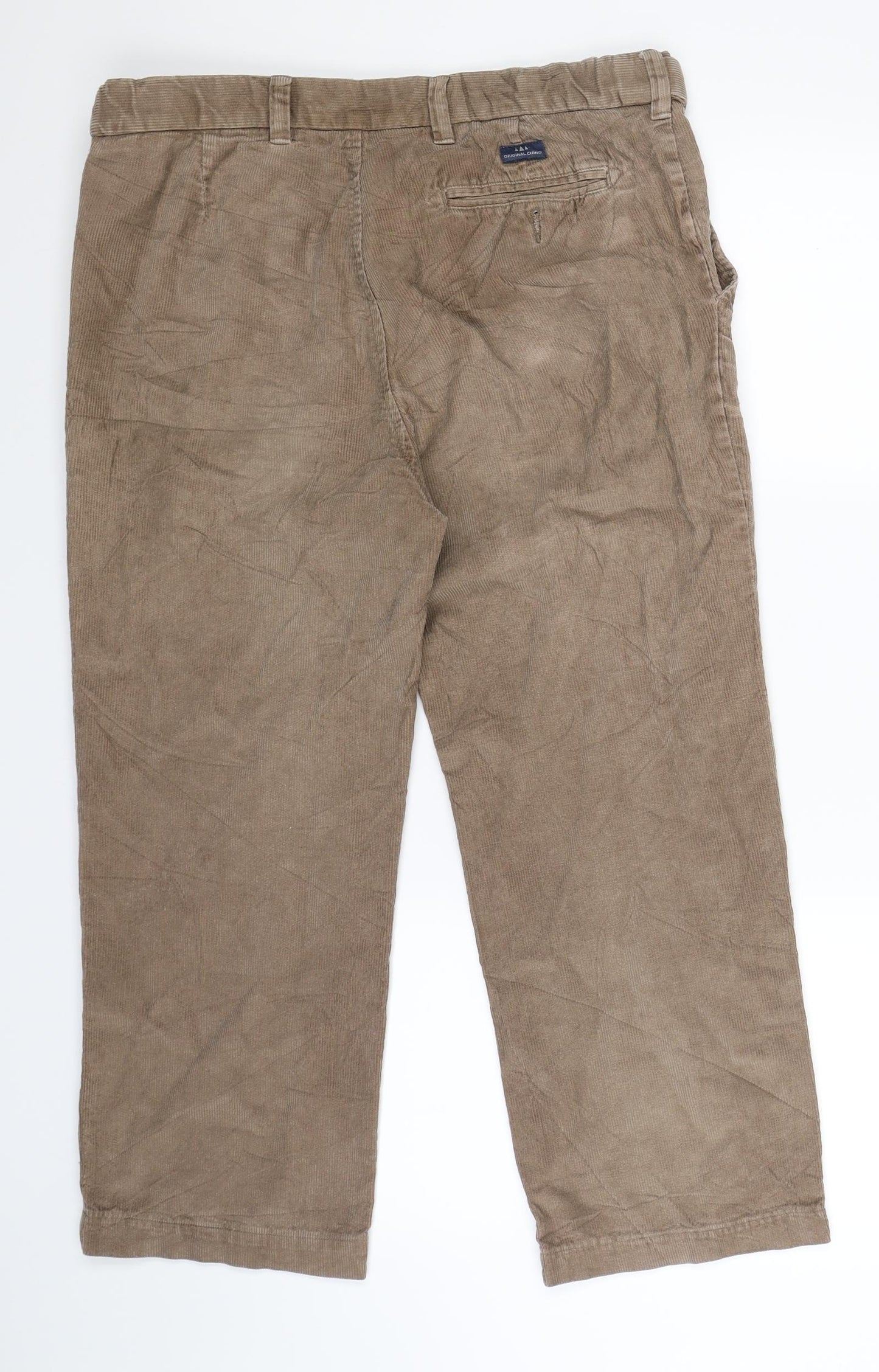 BHS Womens Beige  Corduroy Trousers  Size 34 in L27 in