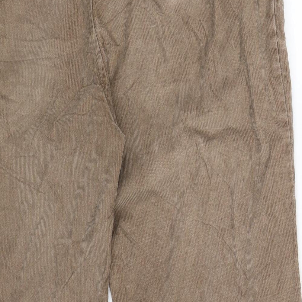 BHS Womens Beige  Corduroy Trousers  Size 34 in L27 in