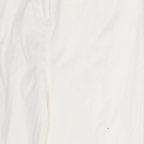 Wallis Womens White  Denim Skinny Jeans Size 18 L26 in