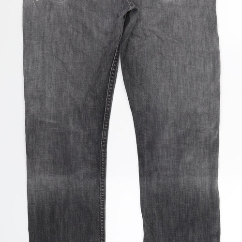 Ralph Lauren Mens Grey  Denim Straight Jeans Size 30 L32 in