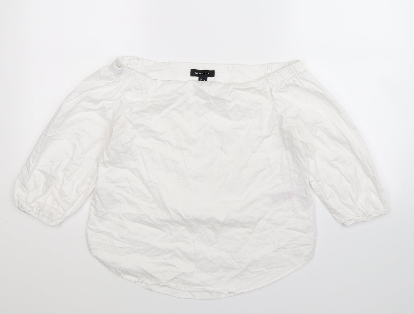 New Look Womens White   Camisole T-Shirt Size 8