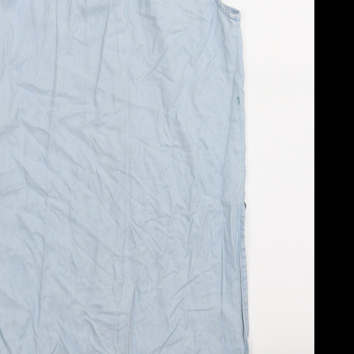 Denim Co Womens Blue   Basic Button-Up Size 10