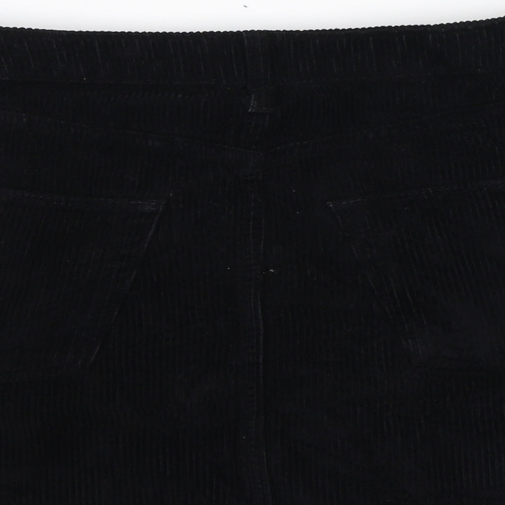 BDG Womens Black  Corduroy A-Line Skirt Size S