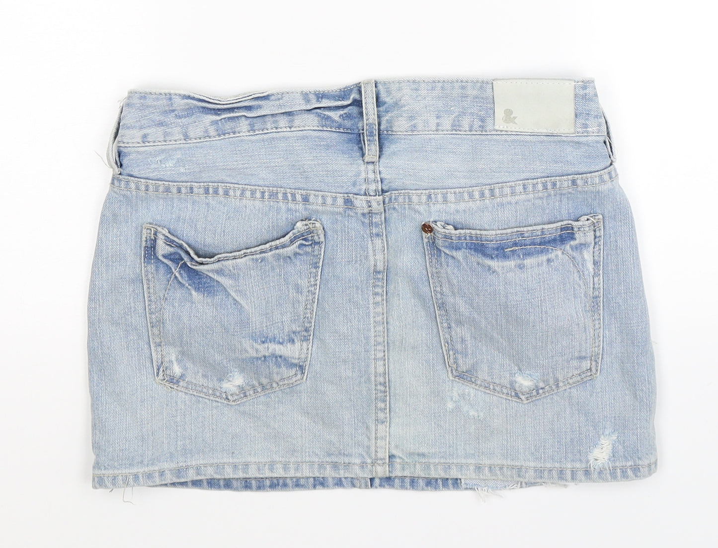 H&M Girls Blue  Denim Mini Skirt Size 10-11 Years