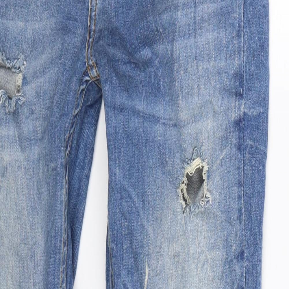 Zara Womens Blue  Denim Skinny Jeans Size 8 L28 in