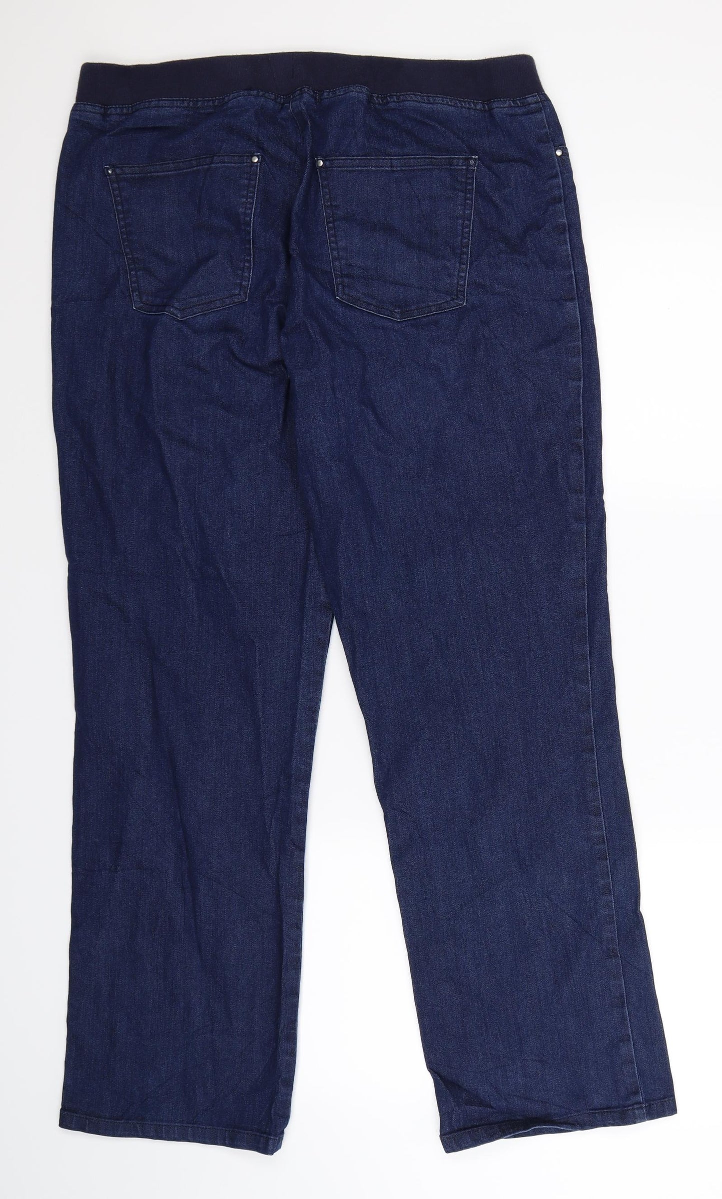 Cotton Traders Womens Blue  Denim Bootcut Jeans Size 16 L29 in