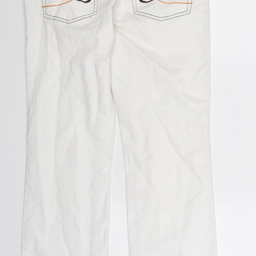 edc by Esprit Womens White  Denim Bootcut Jeans Size 10 L27 in