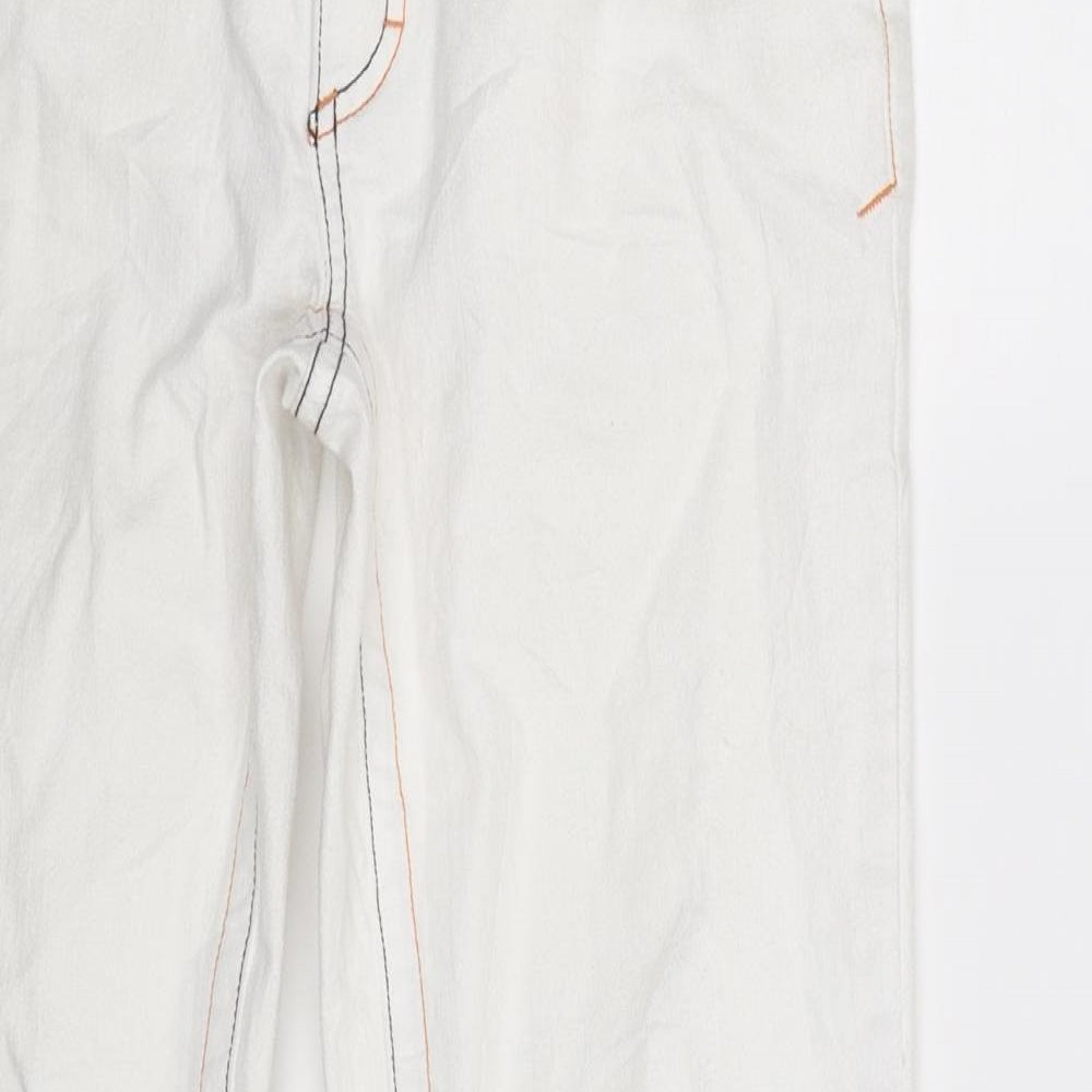 edc by Esprit Womens White  Denim Bootcut Jeans Size 10 L27 in