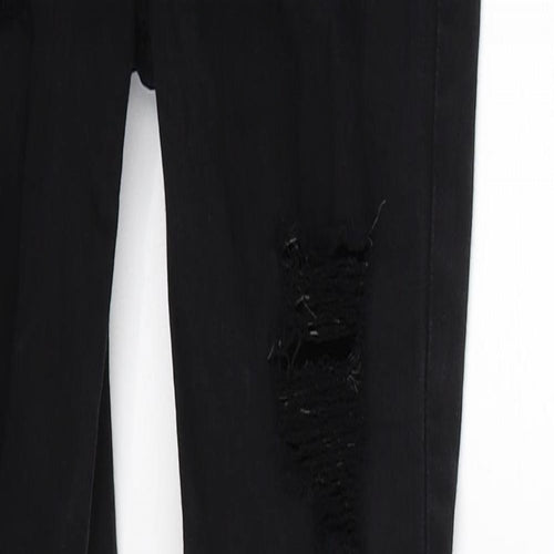 Topshop Womens Black  Denim Jegging Jeans Size 28 in L36 in