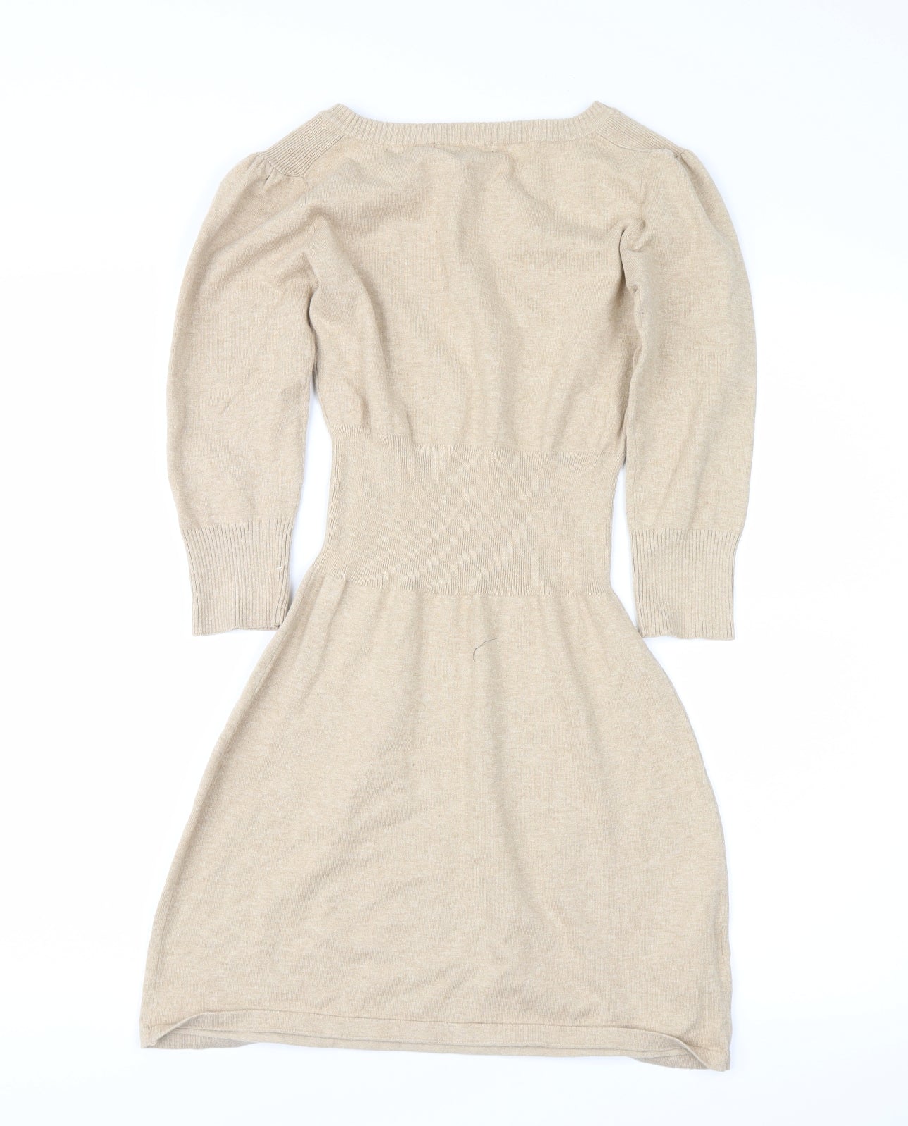 mango basica Womens Beige   Jumper Dress  Size S