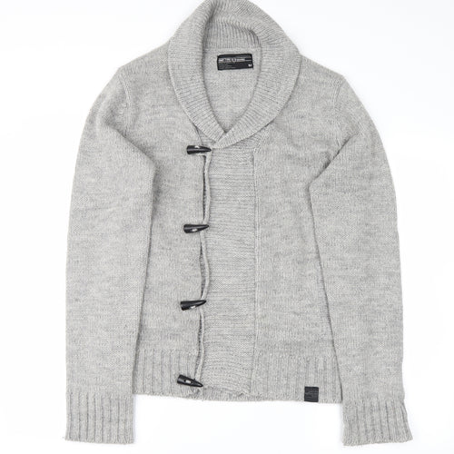 Ambrose & Jackson Mens Grey   Full Zip Jumper Size M