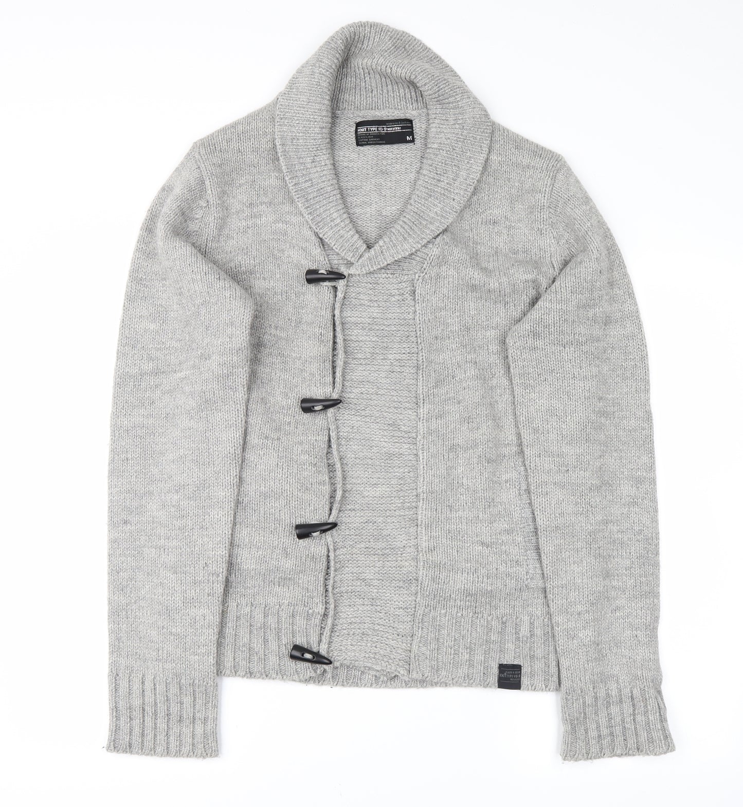 Ambrose & Jackson Mens Grey   Full Zip Jumper Size M